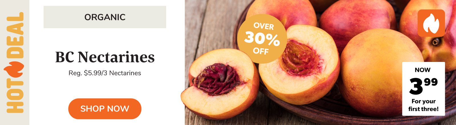 Save on BC Nectarines this week 