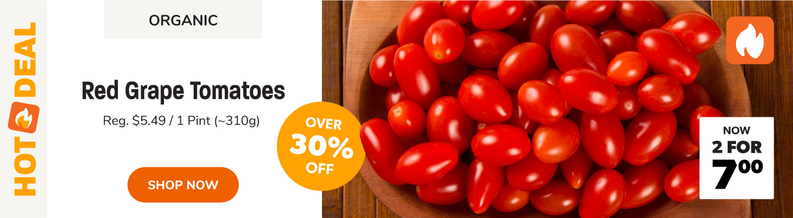 save on grape tomatoes this week