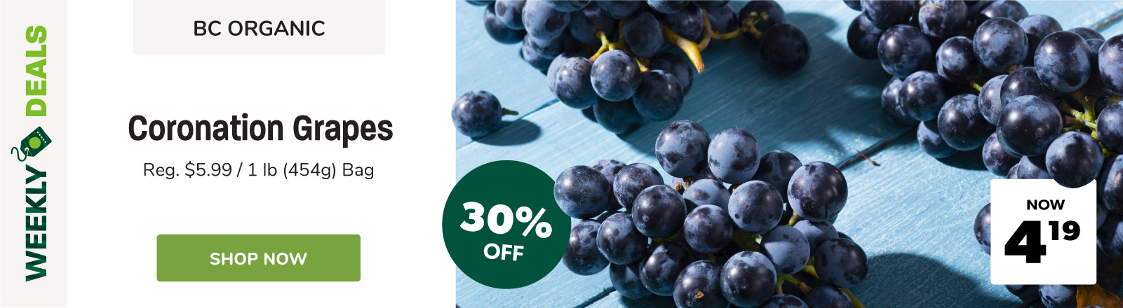 save on grapes this week
