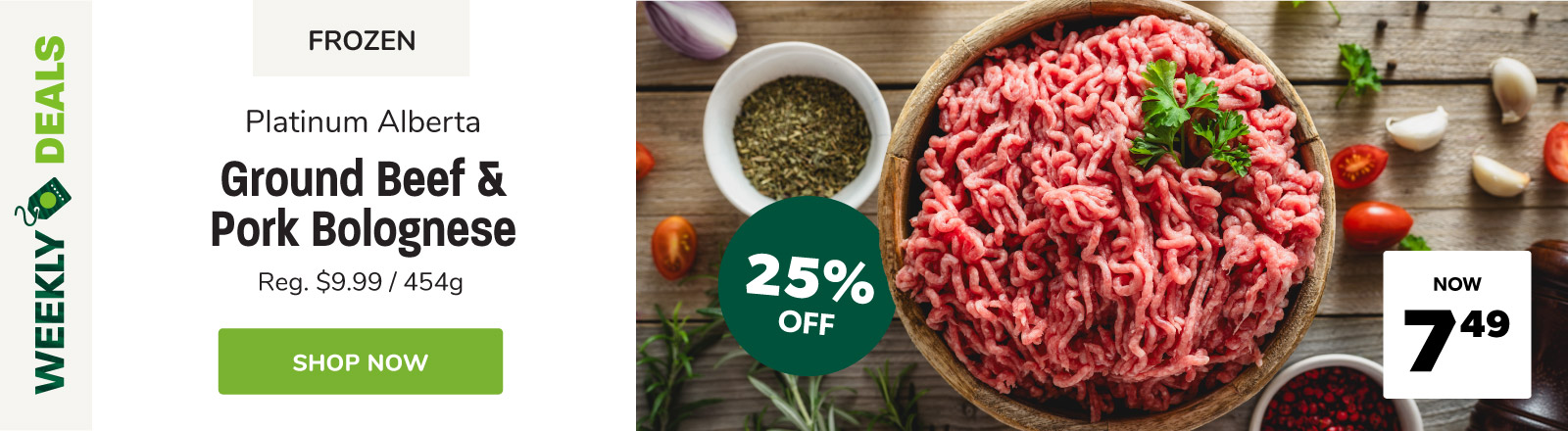 save on ground beef this week
