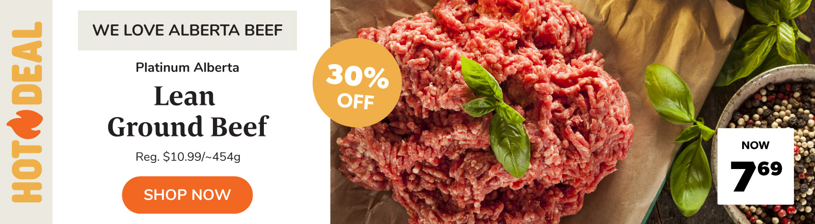 Save on lean ground beef this week! 