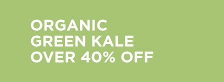Organic Green Kale Over 40% off