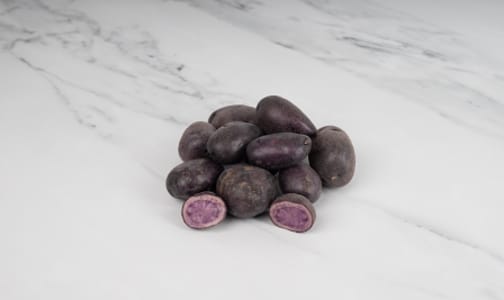Local Organic Potatoes, Purple Nugget- Code#: PR217303LPO