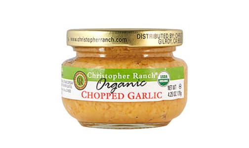 Organic Chopped Garlic- Code#: BU0784