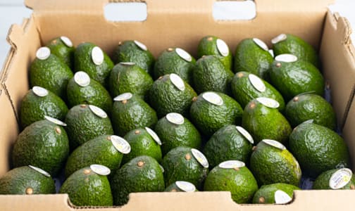 Organic Avocado, Hass - Case - (25lb, 60 or 70 Avocados)- Code#: PR217196NCO