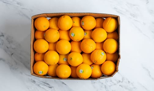 Organic Oranges, Navel - Case- Code#: PR217206NCO