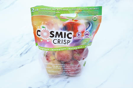 Local Organic Apples, Bagged Cosmic Crisp- Code#: PR217208NPO
