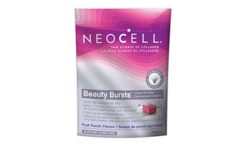 Beauty Bursts Collagen Soft Chews - Fruit Punch- Code#: VT1134