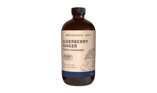 Organic Elderberry & Ginger Syrup- Code#: VT1153