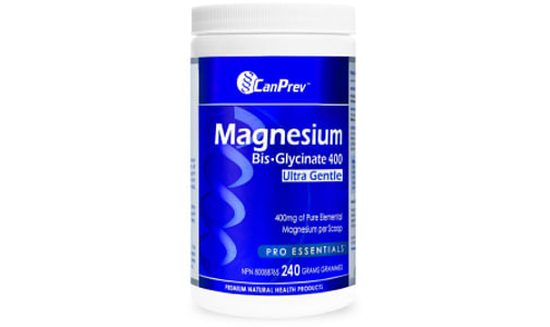 Organic Magnesium Bis-Glycinate 400 Ultra Gentle Powder- Code#: VT0310