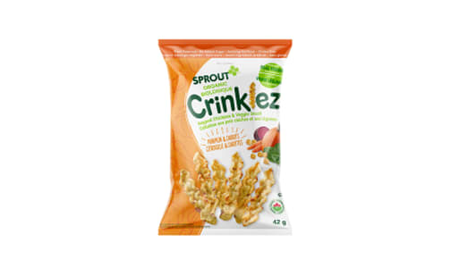 Organic Crinklez Pumpkin & Carrots- Code#: BB0029