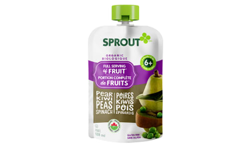 Organic Pear Kiwi Peas Spinach- Code#: BB0057