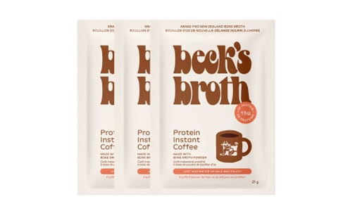 Protein Instant Coffee Bundle- Code#: BECKCOF