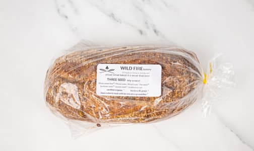 Organic Three Seed Bread SLICED- Code#: BR0121