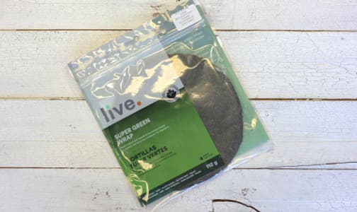 Organic Super Greens Wrap- Code#: BR0318