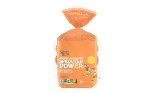 Organic Sprouted Power Hamburger Buns (Frozen)- Code#: BR0626