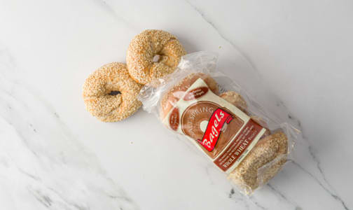 Organic Whole-Wheat Sesame Bagels, 6pk (Frozen)- Code#: BR0803