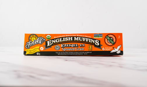 Organic Sprouted Whole Grain English Muffins (Frozen)- Code#: BR101