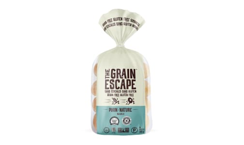 Grain Free Gluten Free Plain Bagels - 4ct- Code#: BR1079