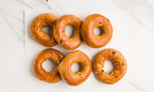 Cinnamon Raisin Bagels (Frozen)- Code#: BR245