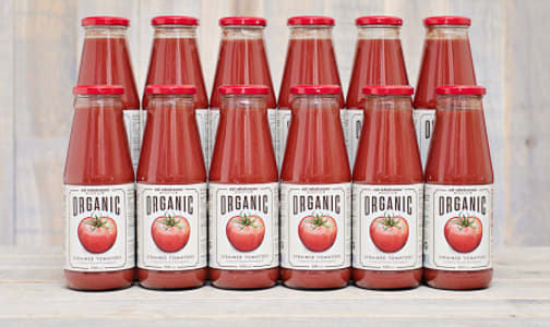 Organic Strained Tomatoes - CASE- Code#: BU0047-CS