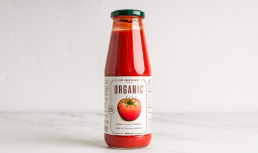 Organic Strained Tomatoes- Code#: BU0047
