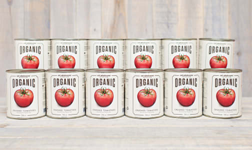 Organic Crushed Tomatoes - CASE- Code#: BU0048-CS