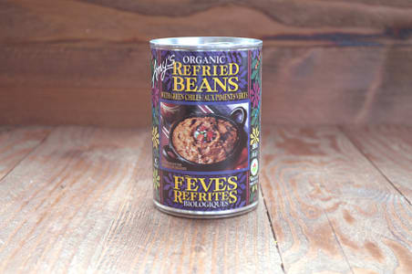 Organic Refried Beans with Green Chili- Code#: BU0109