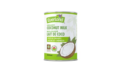 Organic Rich & Creamy Coconut Milk- Code#: BU0228