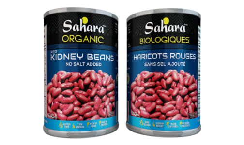 Organic Kidney Beans - No Salt- Code#: BU0483