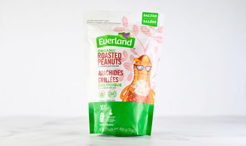 Organic Peanuts, Roasted Salted- Code#: BU0642