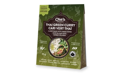 Organic Thai Green Curry Paste with Dried Herbs- Code#: BU0651