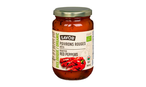 Organic Roasted Red Peppers- Code#: BU0770