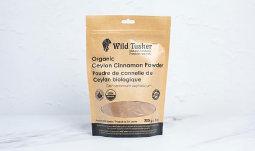 Organic Large Organic Ceylon Cinnamon - Powder- Code#: BU0846