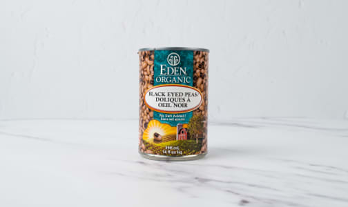 Organic Black Eyed Peas - BPA Free- Code#: BU092