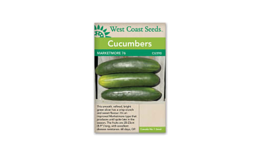 Marketmore Cucumber Seeds- Code#: BU1008