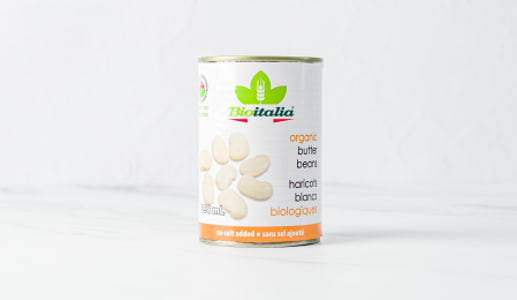 Organic Butter Beans- Code#: BU1039