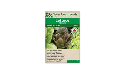 Breen Mini Romaine Lettuce Seeds- Code#: BU1097