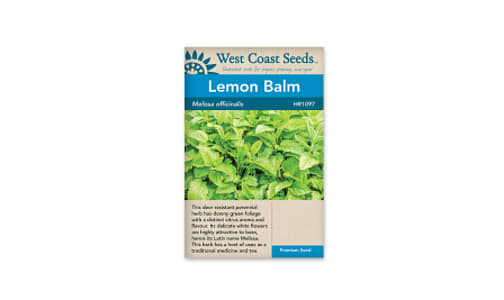 Lemon Balm Seeds- Code#: BU1098