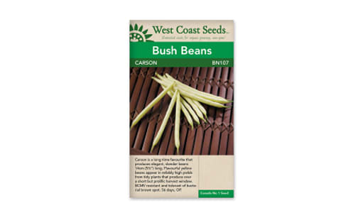 Carson Bean Seeds- Code#: BU1099