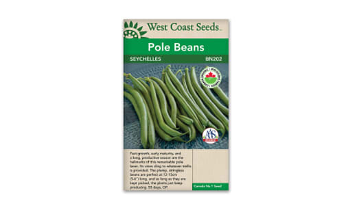 Organic Seychelles Organic Bean Seeds- Code#: BU1100