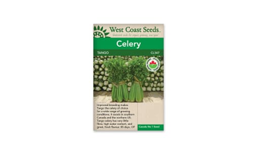 Organic Tango Celery Seeds- Code#: BU1112