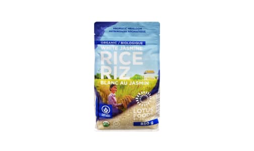Organic White Jasmine Rice- Code#: BU1177
