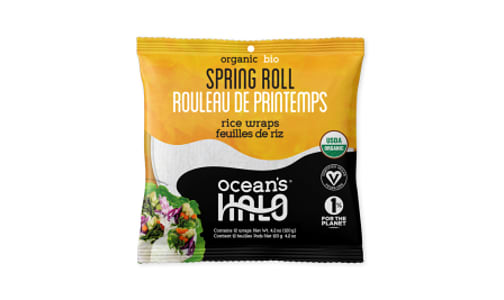 Organic Spring Roll Rice Wraps- Code#: BU1197