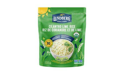 Ready To Heat Regenerative Organic Cilantro Lime Rice- Code#: BU1210