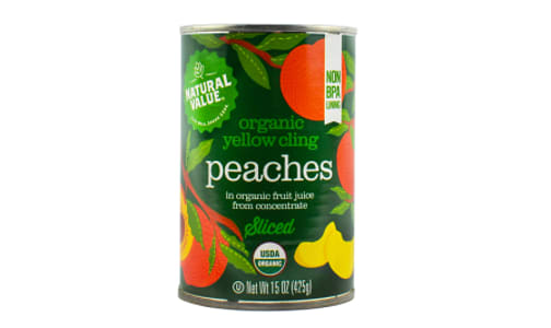 Organic Peaches - Sliced- Code#: BU1213
