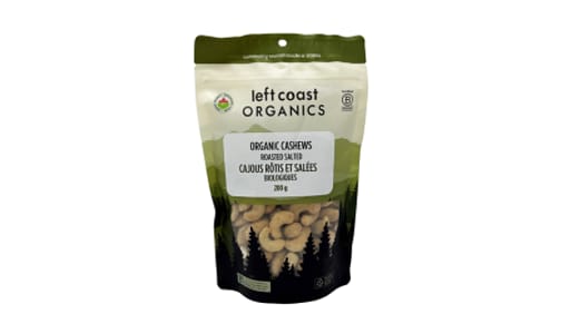 Organic Cashews Roasted Salted- Code#: BU1224