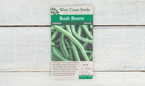  Ferrari  Bush Bean Seeds- Code#: BU1769