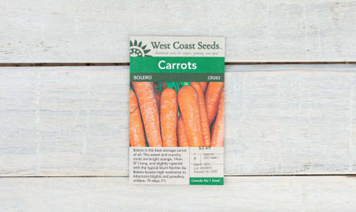  Bolero  Carrot Seeds F1- Code#: BU1788