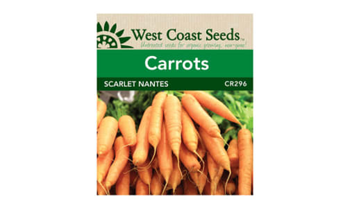  Scarlet Nantes  Carrot Seeds- Code#: BU1793